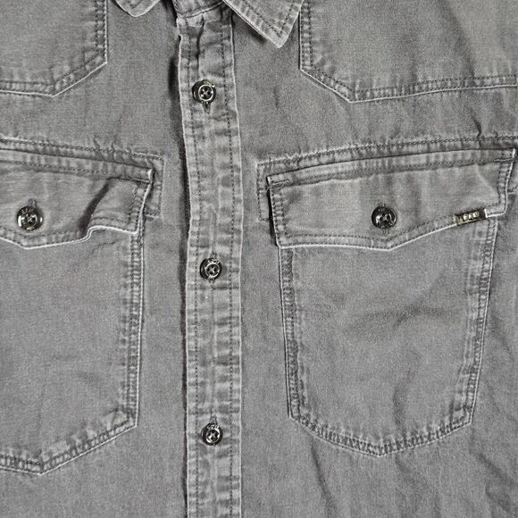 G-Star Raw Denim Shirt Black Button Down Small - Picture 4 of 14